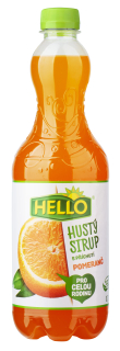 HELLO Hustý sirup príchuť pomaranč 0,7l /10