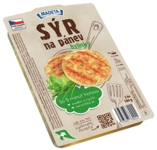 MADETA Syr na panvicu bylinky 2ks 100g /18