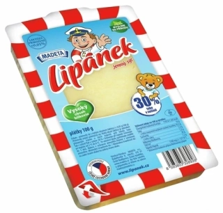 MADETA Lipánek Eidam plátky 30% 100g /18