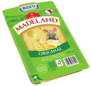MADELAND Originál plátky 45% 100g /36