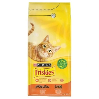 FRISKIES Granule pre mačky kura so zeleninou 1,7kg /6