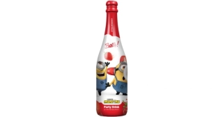 PARTY DRINK Detské šampanské Minions jahoda 0,75l /6