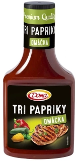 DOMA Omáčka 3 druhy papriky 360g /6 