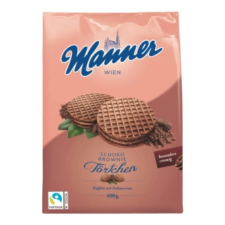 (E) MANNER Schoko Brownie Tartalets 400g /8