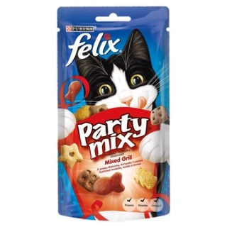 PURINA Felix PartyMix Mixed Grill pre mačky 60g /8