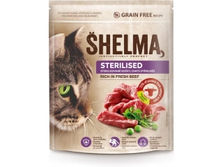 SHELMA Granule pre mačku s hovädzím 1,4g /6
