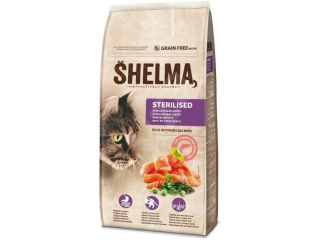 SHELMA Granule pre mačku s lososom 1,4kg /5