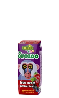 HELLO Kids Ovozoo letné ovocie 250ml /18