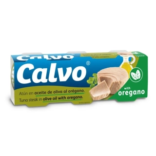 CALVO Tuniak v olivovom oleji s oreganom 3x80g /25