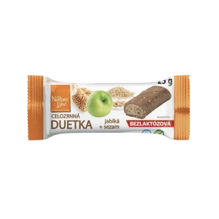 DUETKA Celozrnná šušienka jablká+sezam 25g /30