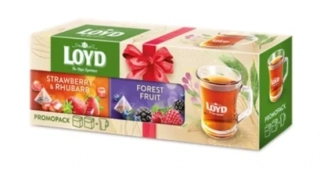 LOYD Kazeta Čaje malina+lesné plody 2x20g + Pohár /1