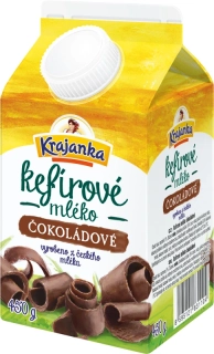KRAJANKA Kefírové mlieko čokoláda 450ml /8