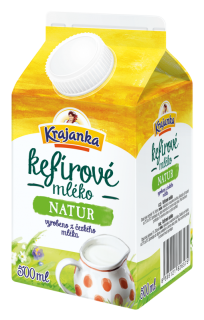KRAJANKA Kefírové mlieko natur 500ml /8