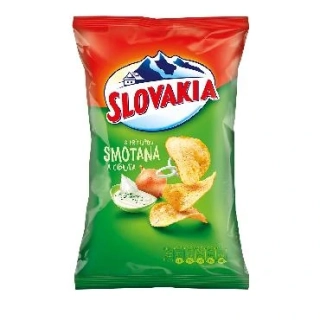SLOVAKIA Chips smotana a cibuľa 130g /18